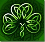 Cropped celtic shamrock