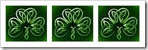 Tripple Celtic shamrock sm