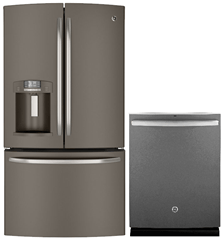 Fridge and dishwasher