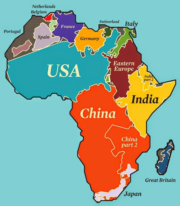 The True Size of&nbsp;Africa…