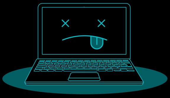 sick computer color inverted